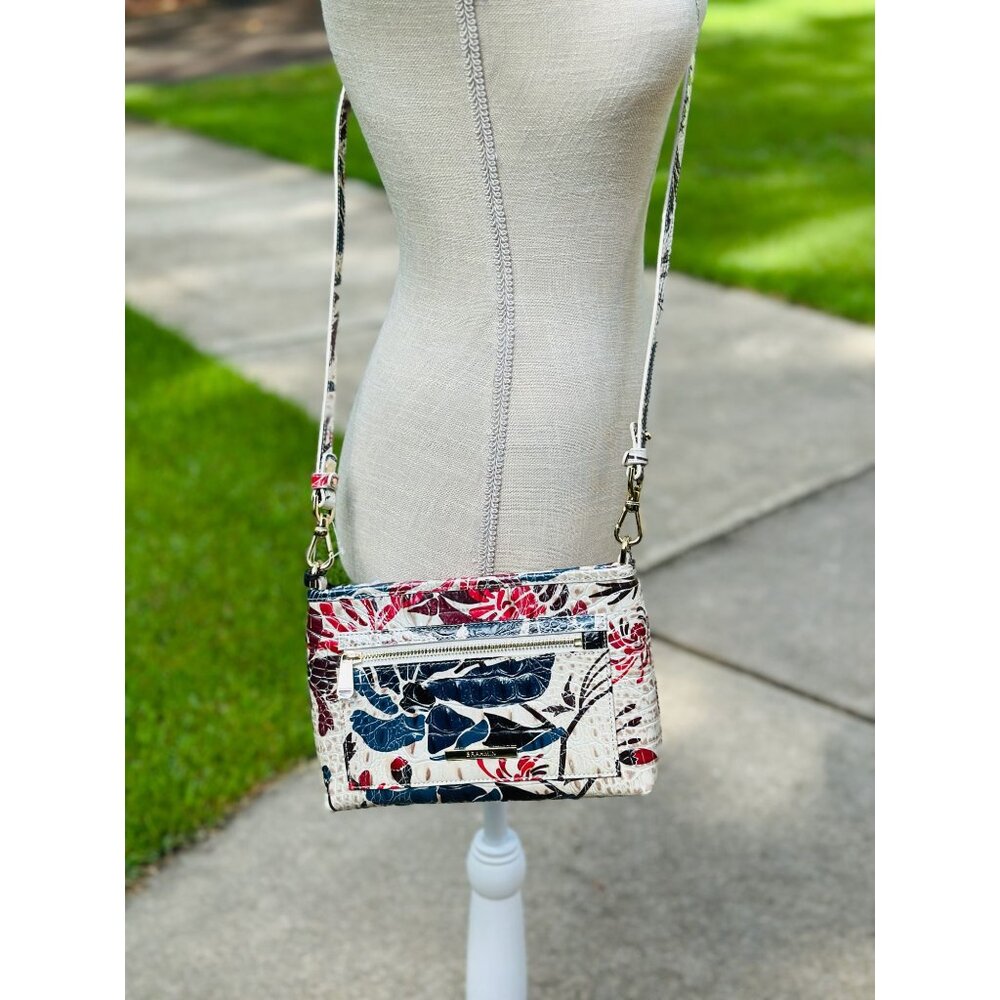 Brahmin Vida Extravaganza Melbourne Leather Crossbody T49176040001313 NWT